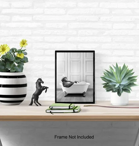Vista 5 de Divertida decoración de baño para hombres, mujeres, accesorios de baño modernos y bonitos, fotos de baño, decoración de pared de baño, arte de pared