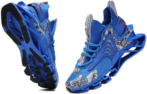 Vista 3 de Zapatos deportivos para hombre, zapatos para correr, para hombre, para correr, a la moda, atlético, baloncesto, caminar, casual, senderismo, negro