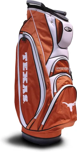 Vista 3 de Team Golf NCAA 10-Way Top with Integrated Dual Handle & External Putter Well, Cooler Pocket, Padded Strap, Umbrella Holder & Removable Rain Hood