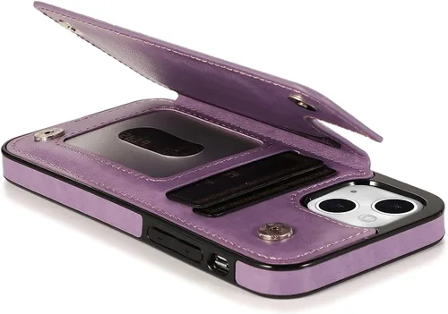 Vista 8 de Asuwish Funda de teléfono para iPhone 14 Plus de 6.7 pulgadas con protector de pantalla y cubierta de cartera de cuero con soporte para tarjeta