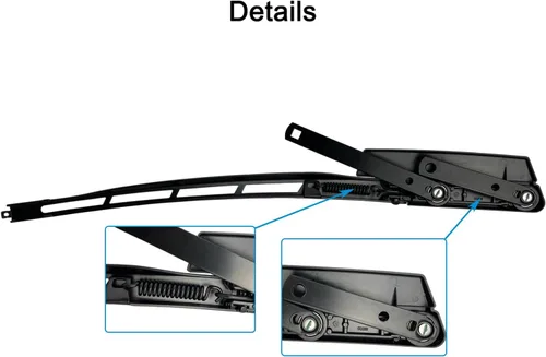 Vista 4 de koxuyim Brazo del limpiaparabrisas delantero derecho del lado del pasajero compatible con Audi Q7 2007-2016 Reemplaza# 4L1955408B 4l1955408B1P9