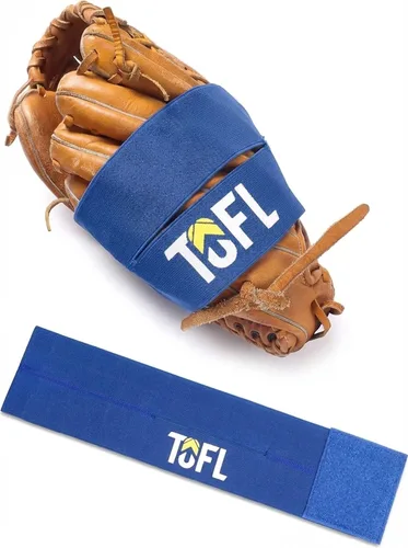 Vista 12 de TOFL Banda de guante de béisbol para moldear guantes Correa elástica con cierre ajustable para formar y almacenar bolsillos Accesorio de cuidado