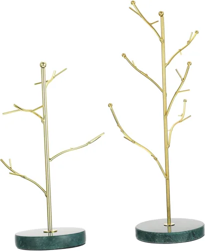 Vista 7 de Holibanna 2 pcs jewelry rack table top display stand bracelet display stand earring storage organizer Bracelet Rings Rack earring display holder
