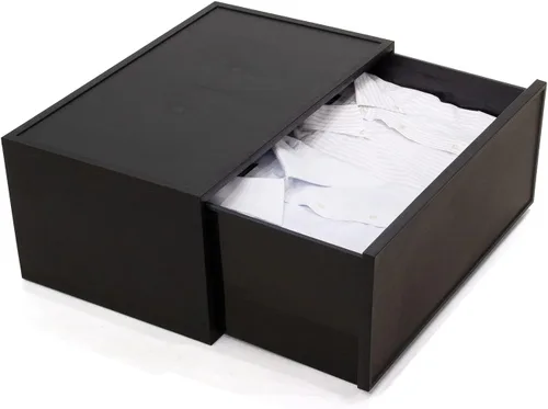 Vista 11 de ASTAGE Cajón de plástico con bloque de cajones apilables, almacenamiento modular, cajón de almacenamiento para el hogar, armario, sala de estar