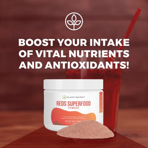 Vista 9 de Reds Superfood en polvo, suplemento antioxidante, 4.23 oz (120g)