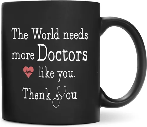 Vista 6 de QASHWEY Taza de Doctor, Tazas de Café de Regalos para Doctores, Regalos de Apreciación para Doctores, Regalo de Taza de Té para Doctores