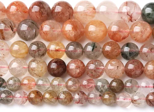 Vista 102 de 4MM 88 piezas de cuentas sueltas de piedra natural verde turquesa africana para hacer pulseras y collares de bricolaje