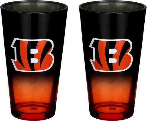 Vista 25 de The Memory Company Juego de 2 vasos con licencia de la NFL, diseño ombre, Philadelphia Eagles