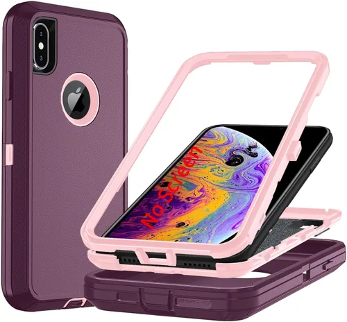 Vista 10 de Funda para iPhone 7/8Plus, iPhone 8 Plus y 7 Plus, resistente protección para teléfono, a prueba de golpes, a prueba de polvo, a prueba de caídas