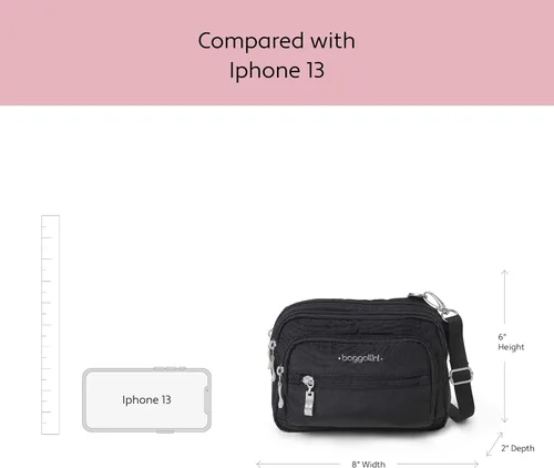 Vista 4 de Baggallini Triple Zip Bagg