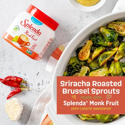 Vista 6 de SPLENDA Frasco edulcorante granulado a base de plantas sin calorías Monk Fruit, 9.8 onzas