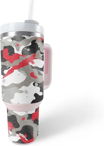 Vista 28 de MightySkins - Vaso con purpurina brillante compatible con Stanley The Quencher H2.0 FlowState de 40 onzas, parte trasera de cascabel, acabado