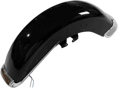 Vista 12 de TCT-MOTORPARTS Guardabarros delantero negro vívido para Harley Tri Electra Glide Ultra Limited FLHTCU FLHTCUL FLHTK FLHTKL Road King 2014-2023