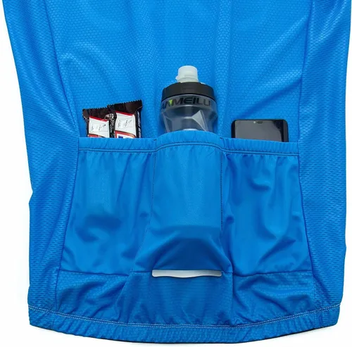 Vista 4 de Divertido jersey de ciclismo para hombre, tejido transpirable de secado rápido