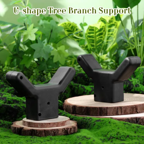 Vista 3 de Yungyan 2 soportes para árboles, soporte de plástico para ramas de frutas, soporte para árbol que evita que se rompan para viñedos, jardines