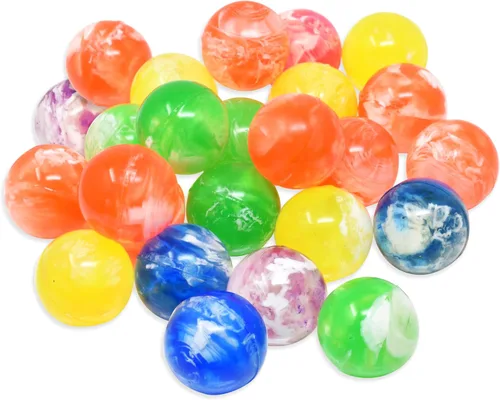 Vista 9 de Kiddie Play 25 Bouncy Balls for Kids Party Favors Bouncy Ball 27mm Superball Small Rubber Balls for Kids