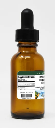 Vista 4 de Extracto líquido de glicerita de raíz de Echinacea Purpurea (1:5) - Sin sabor (1 oz, ZIN: 522422)