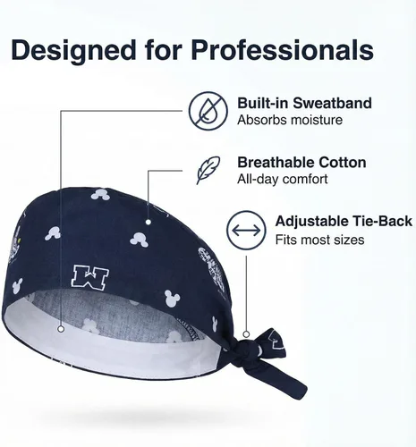 Vista 5 de Cute Printed Working Cap for WomenMen