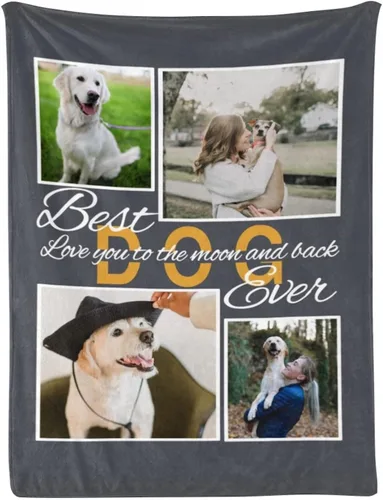 Vista 43 de Manta personalizada con fotos, mantas personalizadas con imagen para madre, padre, niños, hermana, amigos, parejas, cumpleaños, 1 foto, 30 x 40