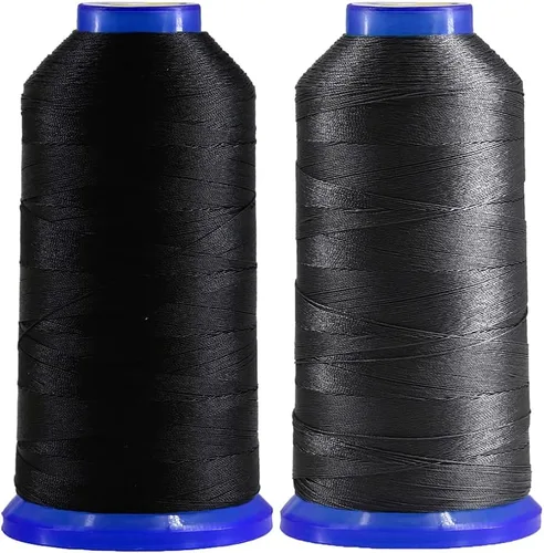 Vista 17 de Selric [1200 yardas/26 colores disponibles] Tex 135 Hilo de nailon unido para costura de cuero 420D/3 T135#138 Hilo de tapicería resistente