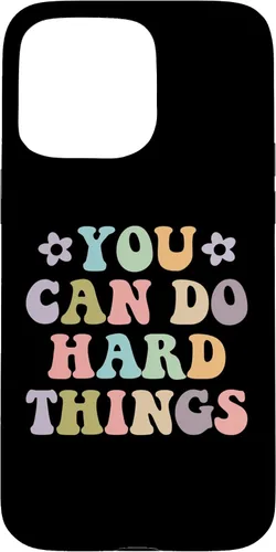 Vista 31 de Inspirational Women's Graphics - You Can Do Hard Things Case for iPhone 16