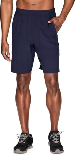 Vista 6 de RBX Active - Pantalones cortos de baloncesto para hombre, 9 pulgadas, elásticos, con bolsillos