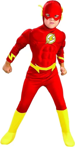 Vista 8 de Rubie's DC Comics Deluxe Muscle Chest The Flash Disfraz infantil
