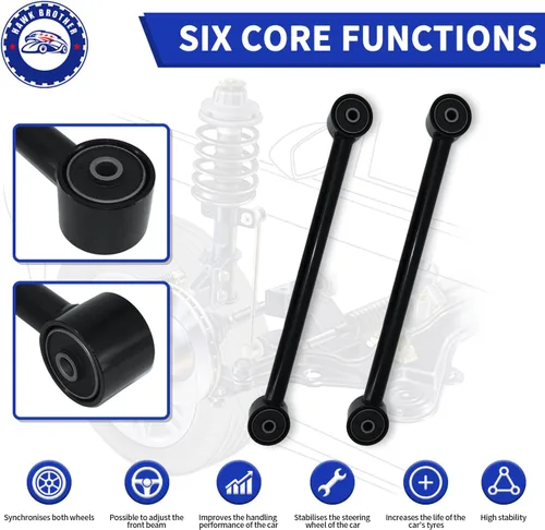 Vista 3 de Brazo de control trasero de repuesto, repuesto para kit de suspensión trasera, brazo de control compatible con Chevrolet Trailblazer 2002-2009, GMC