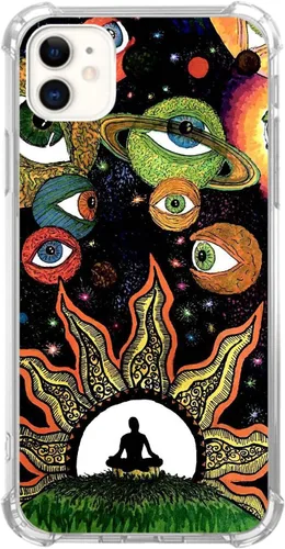 Vista 9 de Funda estética de collage de otoño compatible con iPhone 12/iPhone 12 Pro, funda de collage de calabaza otoñal para niñas, mujeres y hombres, funda