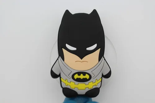 Vista 5 de Bat Superhero - Juego de 2 soportes para cepillos de dientes con ventosa para pared en el baño en casa RV Camper Van
