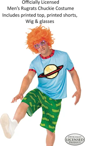 Vista 3 de Rubie's Rugrats Chuckie - Disfraz para hombre