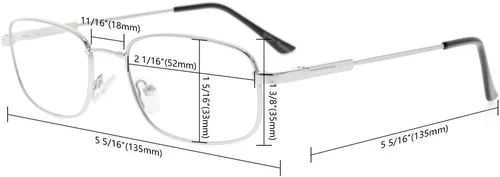 Vista 4 de Eyekepper Gafas de lectura para hombre y mujer con memoria de titanio flexible