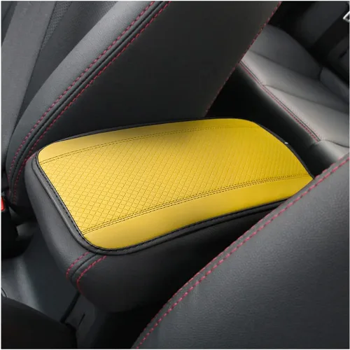 Vista 24 de Moly Magnolia Cojín Acolchado para Consola Central de Automóvil, Cubierta Protectora Universal de Cuero Impermeable para Caja de Asiento
