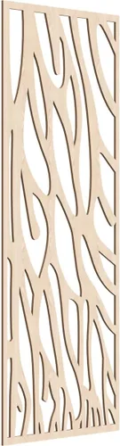 Vista 189 de 9 3/8"W x 24 3/8"H x 1/4"T Bristol Decorativos Paneles de Pared de Madera Calado, Cereza