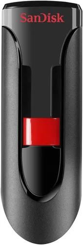 Vista 2 de SanDisk Unidad flash USB 2.0 Cruzer Glide de 32 GB - SDCZ60-032G-B35, rojo