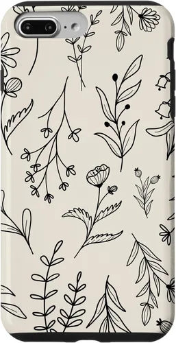 Vista 12 de Sand Beige Wildflower Floral Pattern Case for iPhone 16