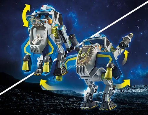 Vista 5 de PLAYMOBIL Galaxy Police Robot 70021 Galaxy Police Adventure Playset