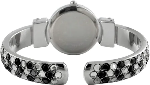 Vista 3 de Peugeot PP - Reloj de pulsera con brazalete de cristal brillante para mujer