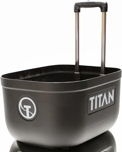 Vista 4 de Titan ACE - Máquina de pelotas de tenis para entrenadores y jugadores móviles Capacidad de pelota de 150, diseño ligero de 39 libras con tolva