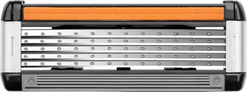Vista 2 de BIC Hybrid 5 Flex - Recambios de maquinilla de afeitar para hombre con 5 cuchillas de titanio móviles Nano-Tech - Caja de 8 cartuchos