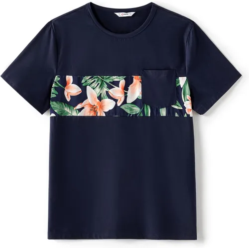 Vista 2 de PATPAT Trajes familiares a juego para mamá y yo, vestidos con estampado de hojas, tirantes delgados, casual, sin mangas, trajes a juego