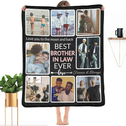 Vista 10 de Regalos para Tías Manta Personalizada con Foto, Haz una Manta Personalizada para Tías con Imagen Recuerdos Personalizados Souvenir Manta de Las