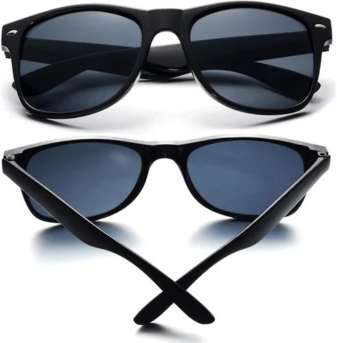 Vista 3 de Eyegla Paquete de 8/12/18 lentes de sol de neón a granel coloridos para fiesta, gafas retro para fiesta para adultos, hombres y mujeres
