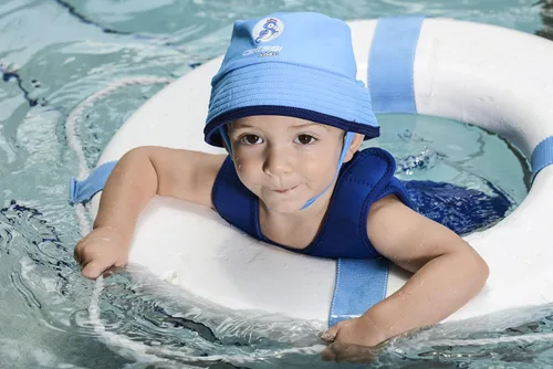 Vista 3 de Beach Sun Protection Hat for 6-24 Months Babies Toddler - Babaloo Beach Hat Designed by Cressi - Quality Since 1946
