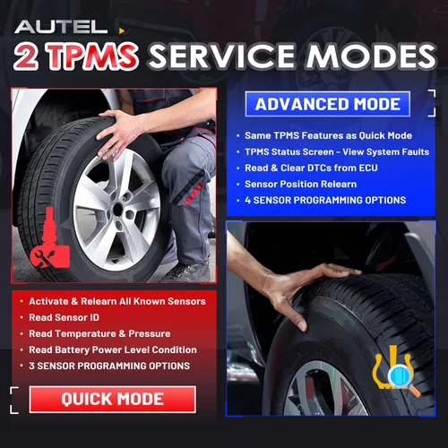 Vista 8 de Autel MaxiTPMS TS508WF Herramienta de programación TPMS, 2026 WiFi Ver. de TS508 TS501 Pro TS601 TS408S TPMS Herramienta de reaprendizaje