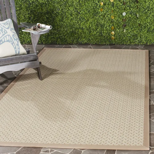 Vista 4 de SAFAVIEH Natural Fiber Collection - Alfombra decorativa de 2 x 3 pies, marfil y natural, diseño de yute y yute, ideal para zonas de alto tráfico
