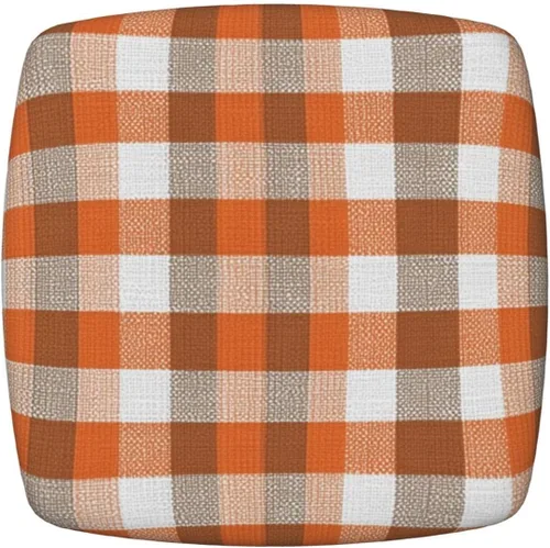 Vista 29 de Fundas de asiento cuadradas para silla de cocina con diseño floral de hojas de calabaza de otoño, de 16.9 pulgadas, dos piezas, funda de cojín