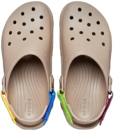 Vista 5 de Crocs - Zuecos unisex para adultos todo terreno con correa de talón ajustable
