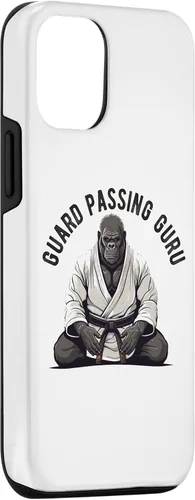 Vista 3 de iPhone 14 Brazilian Jiu Jitsu BJJ para hombres, papá, niño y mujer, funda de grappling