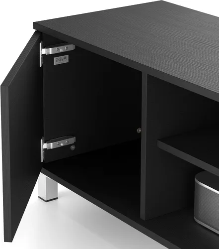 Vista 2 de Mobili Fiver, Rachele TV Stand, Ashwood Black, Made in Italy